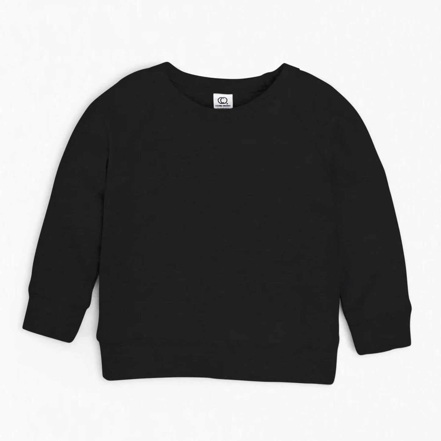 Brooklyn Organic French Terry Kid Pullover - Black