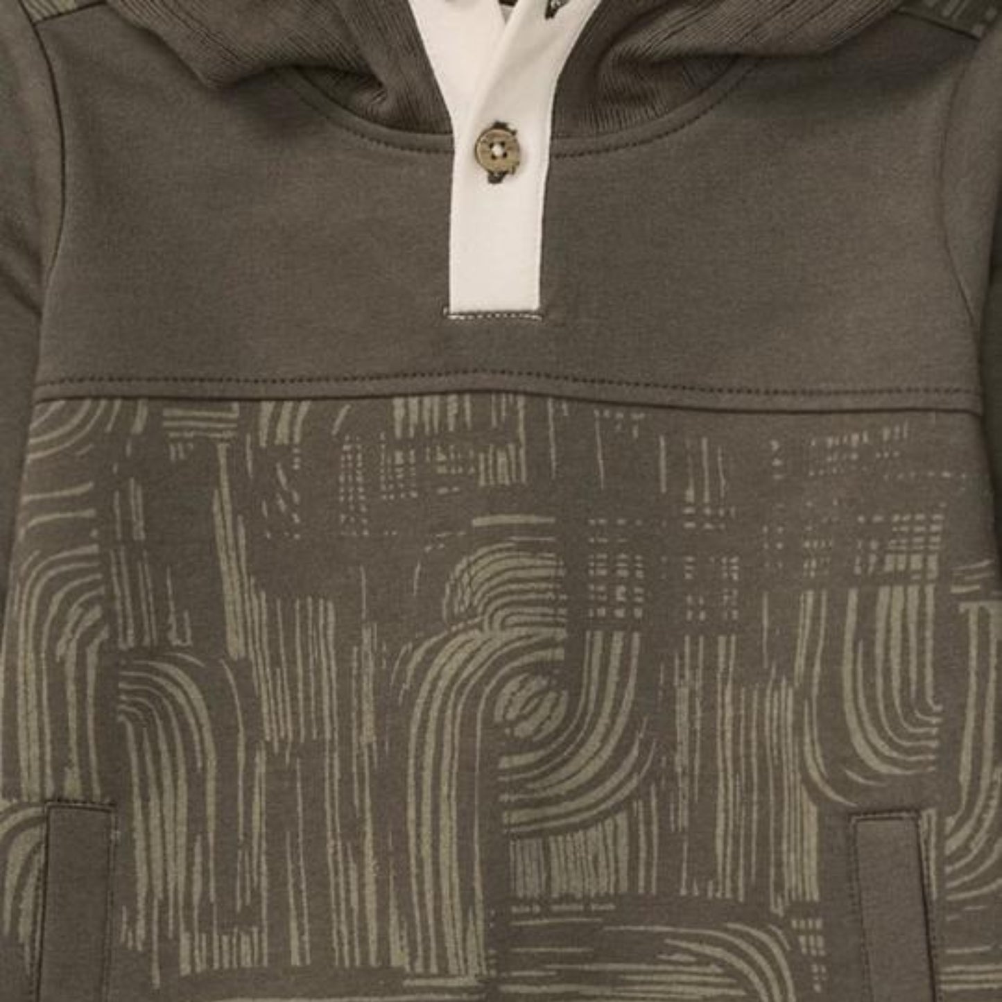 Organic Toddler Hooded Sweatshirt and Joggers Set - Abstract Waterfalls