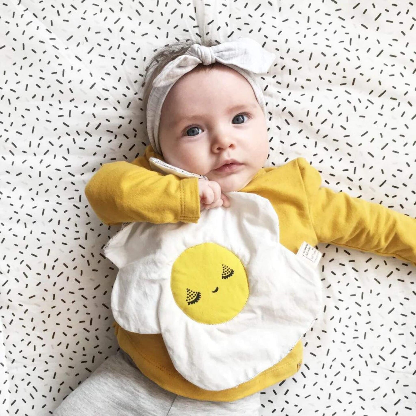 Organic Cotton Egg Crinkle Toy