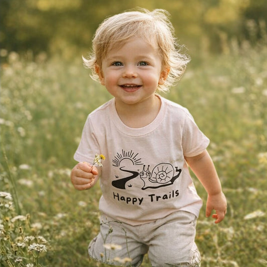 Organic Cotton Toddler Graphic T-Shirt - Happy Trails