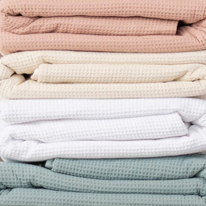 Organic Cotton Waffle Blanket for Kids