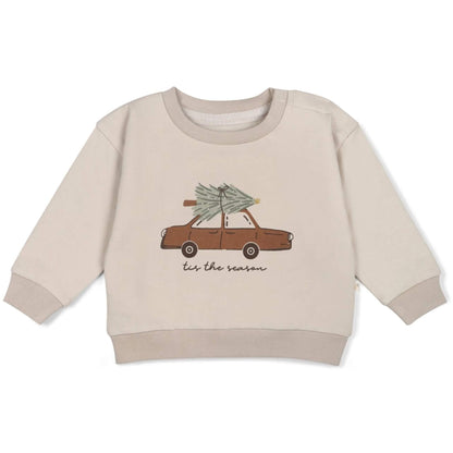 Organic Fleece Baby Sweatshirt - Tis The Season