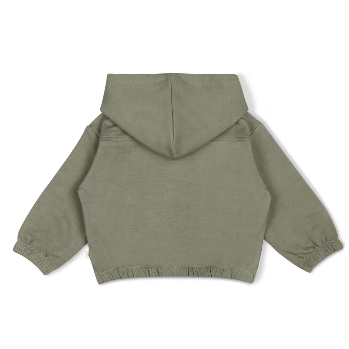 Organic Cotton Baby & Toddler Hooded Jacket - Olive