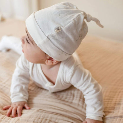 Organic Frog Baby Boy Jumpsuit & Hat Set