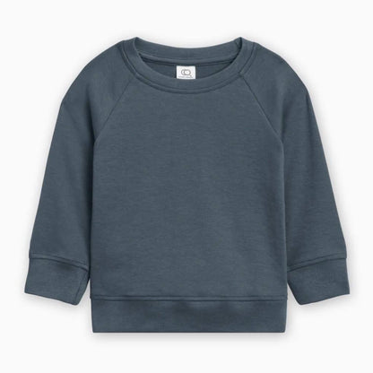 Organic Kid Portland Pullover Sweatshirt - Harbor