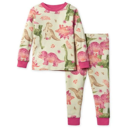 Organic Kids Mega Dino Friends Tee & Pant PJ Set