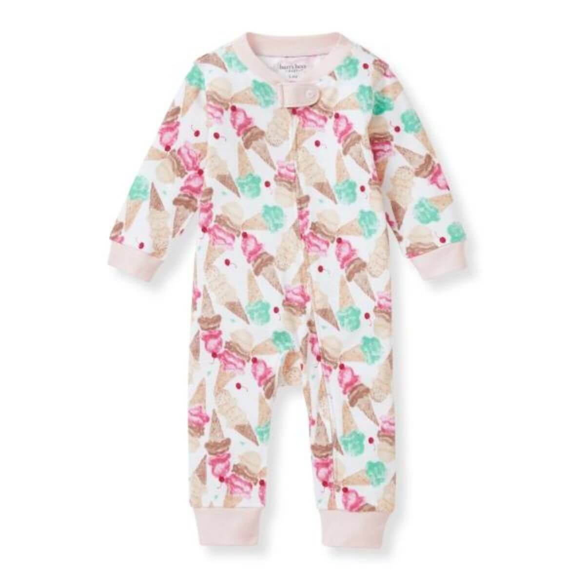 Organic Mini Ice Cream Social Footless Sleep & Play