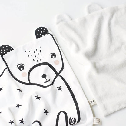 Organic Snuggle Baby Blanket - Bear