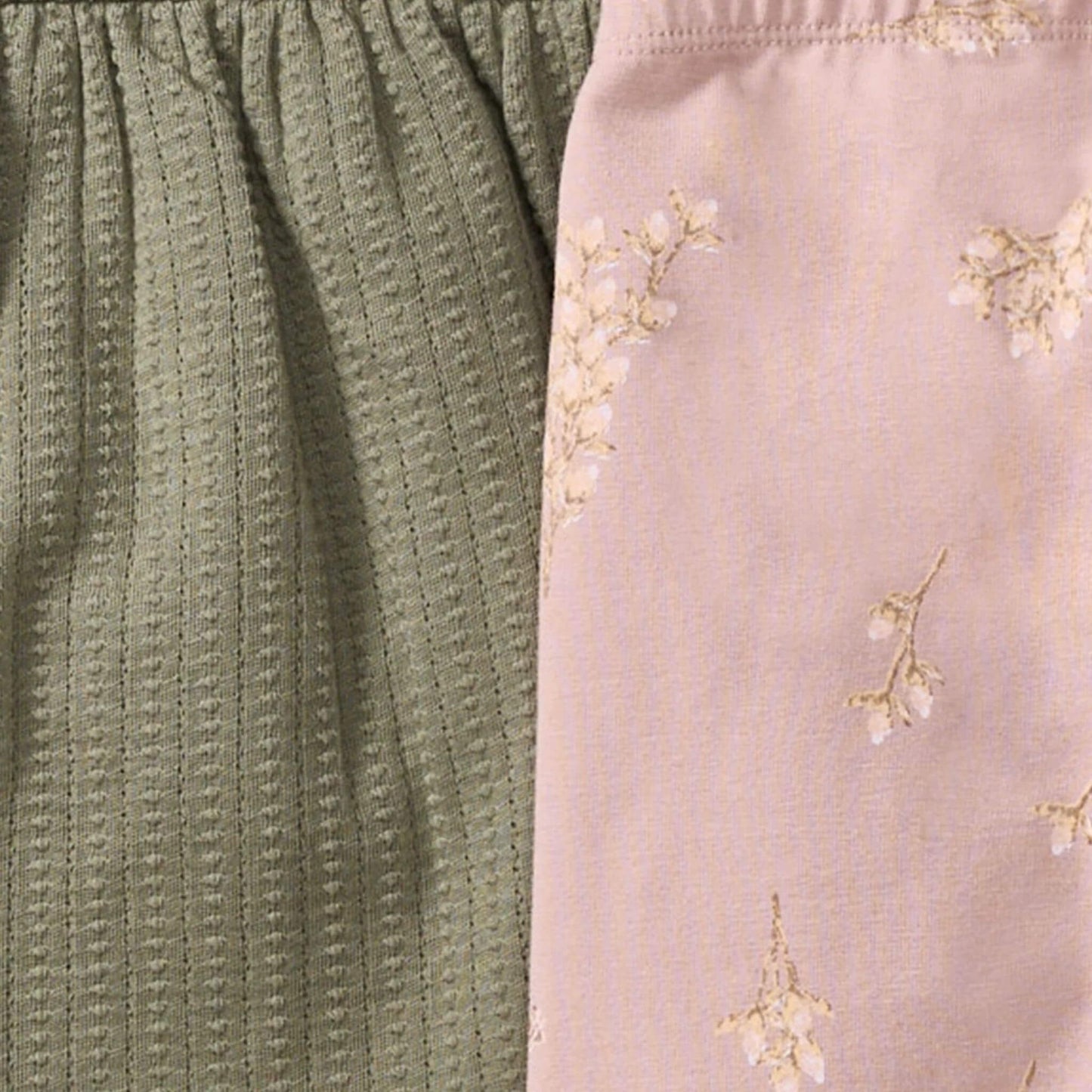 Organic Toddler Girl Budding Beauty Tunic & Pants Set