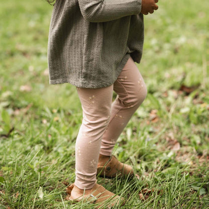 Organic Toddler Girl Budding Beauty Tunic & Pants Set