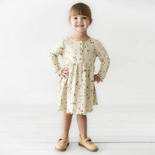 Organic Toddler Girl Twirl Dress - Camplife