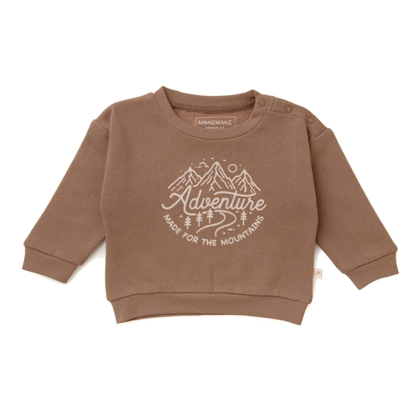 Organic Toddler Graphic Pullover - Adventure