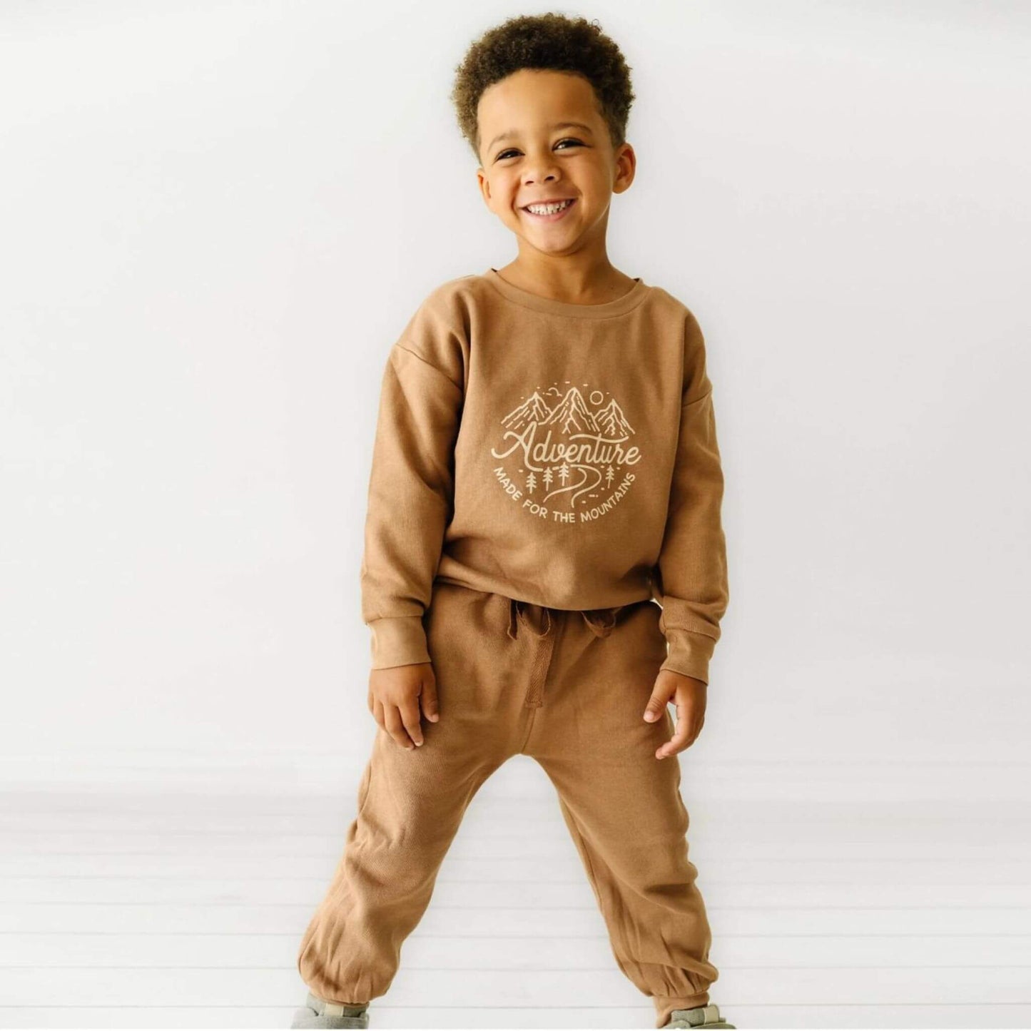 Organic Toddler Graphic Pullover - Adventure