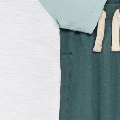 Organic Toddler Raglan Tshirt & French Terry Joggers Set