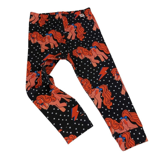 Organic Toddler Leggings - Bowie Pony