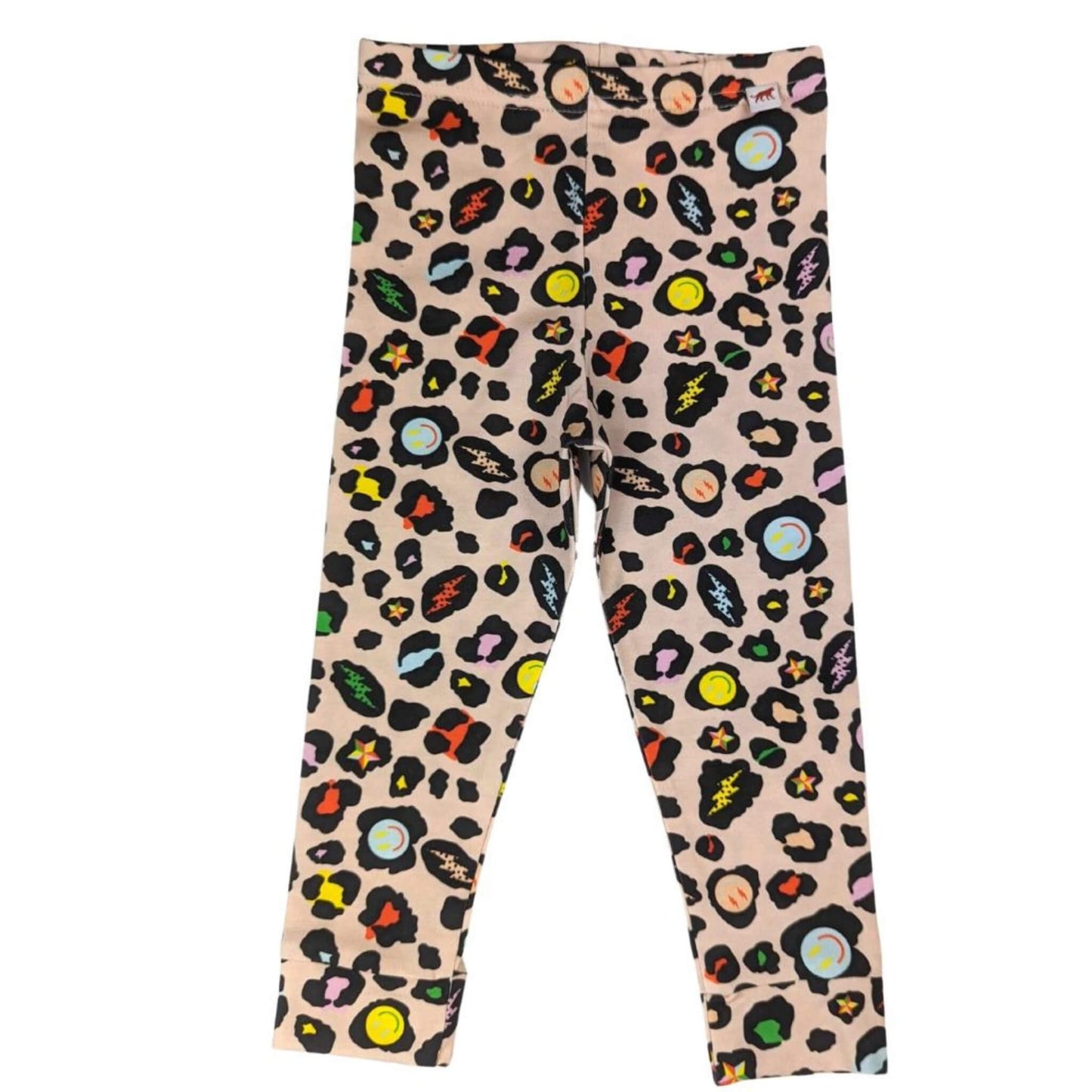 Organic Toddler Leggings - Electric Leopard