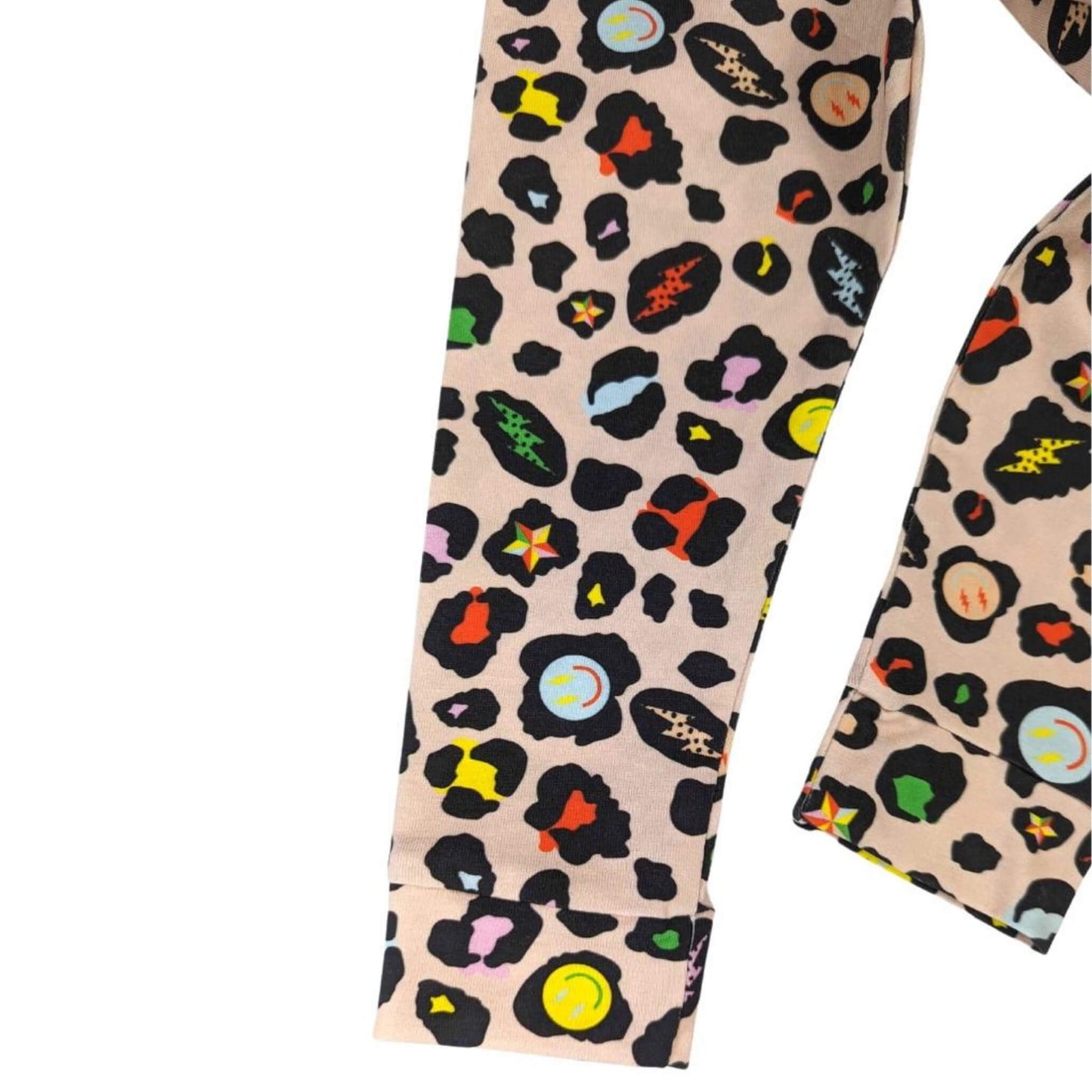Organic Toddler Leggings - Electric Leopard