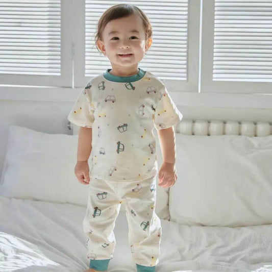 Organic Toddler Pajamas Set - Cars