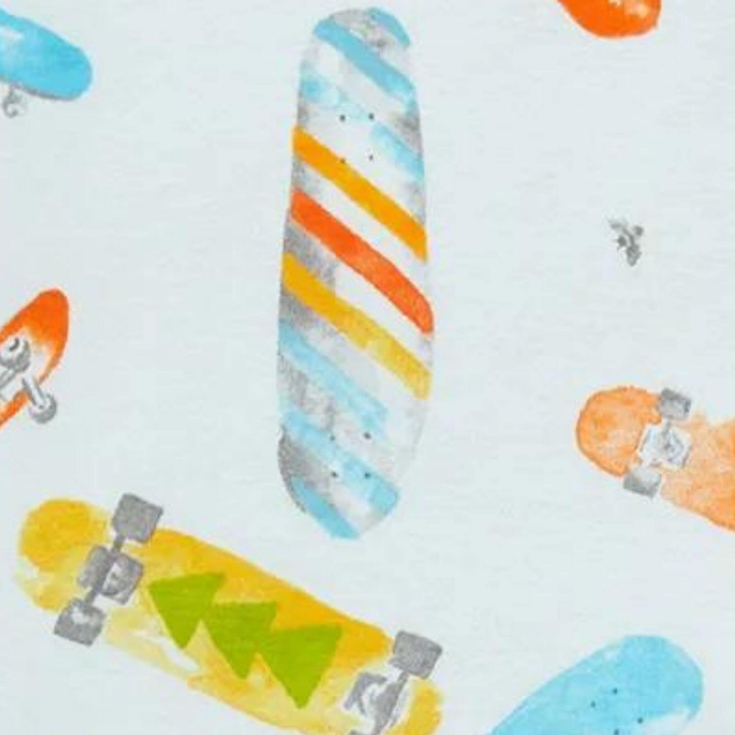 Organic Toddler Skateboard Pajamas - Blue