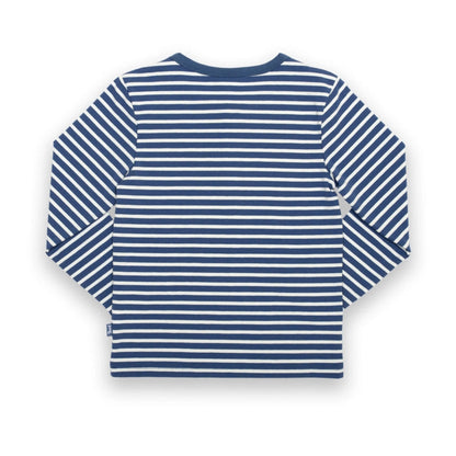 Organic Toddler & Kid Boys Stripe Long Sleeve Henley