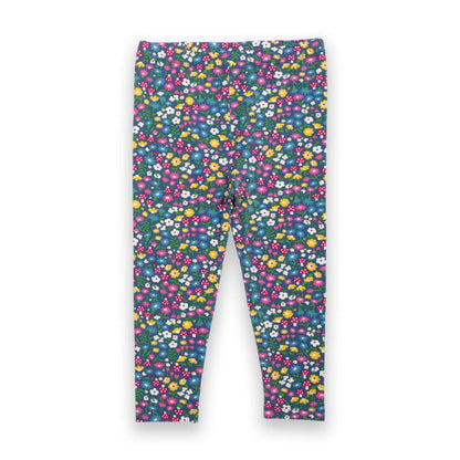 Organic Toddler & Kid Girls Leggings - Woodland Floral