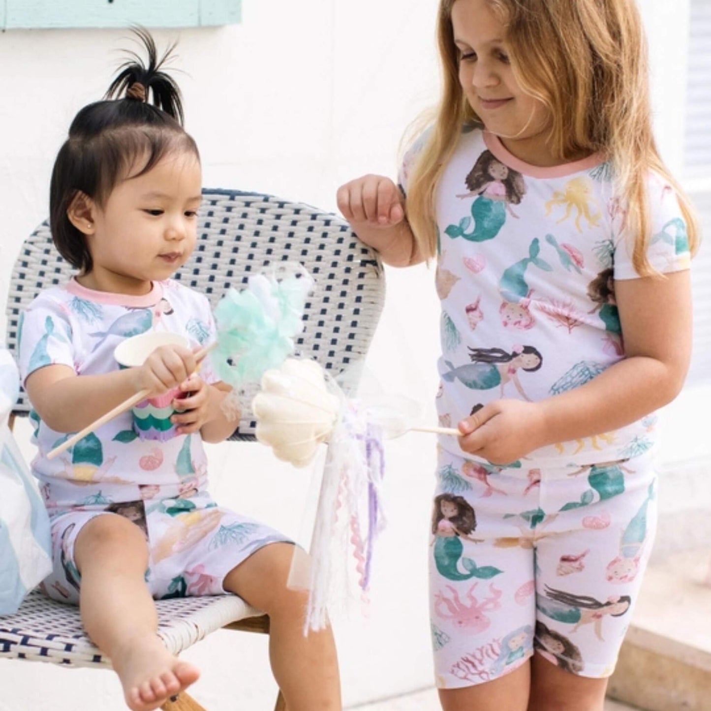 Organic Toddler & Kid Pajamas - Magical Mermaids