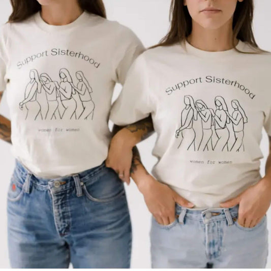 Organic Women's Support Sisterhood Relaxed Tee