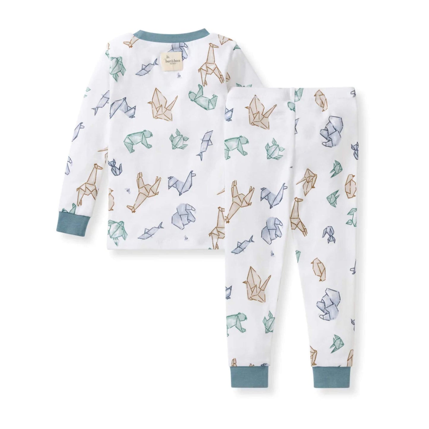 Origami Animals Organic Toddler & Kid Pajamas