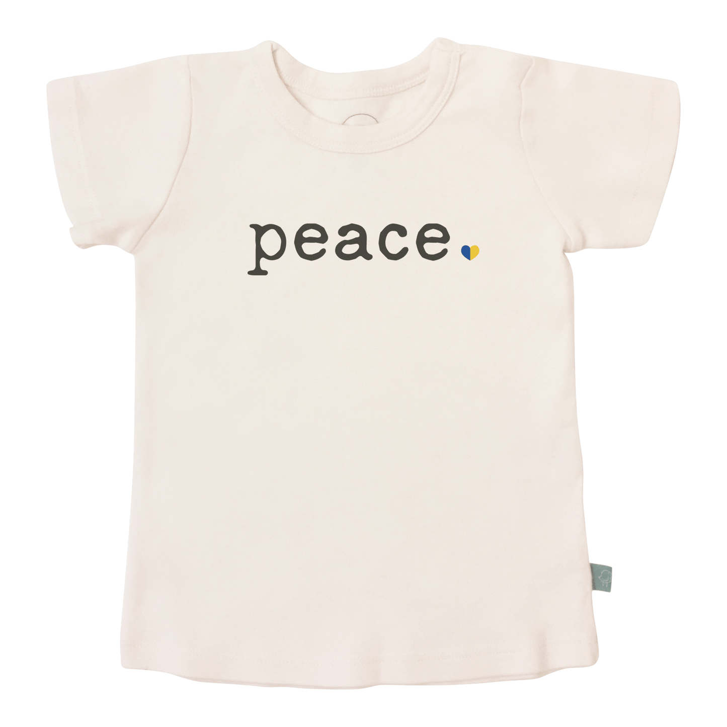 Organic Toddler Graphic Tee - Peace