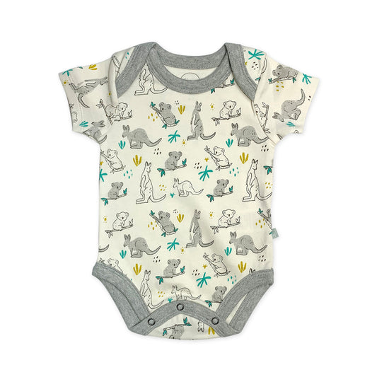 Organic Baby Lap Bodysuit - Koala