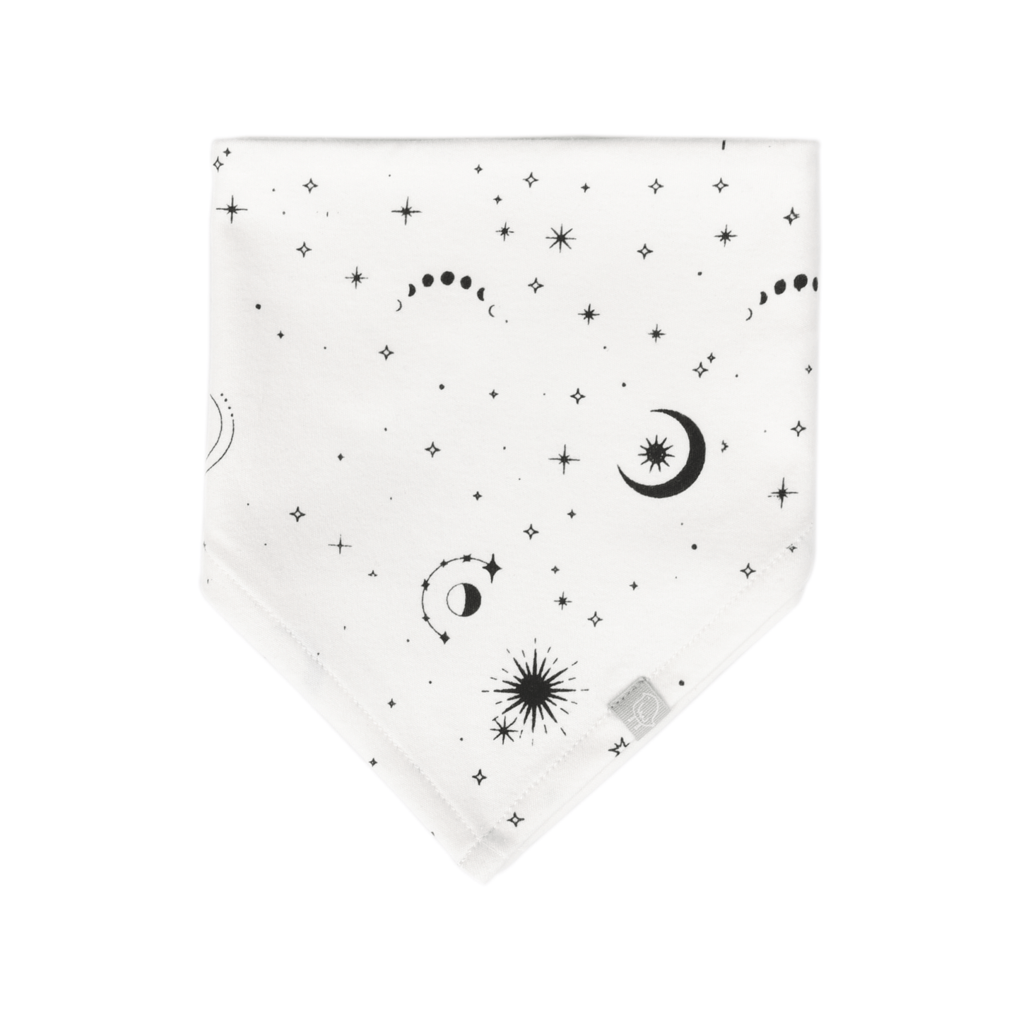 Organic Baby Kerchief Bib - Celestial