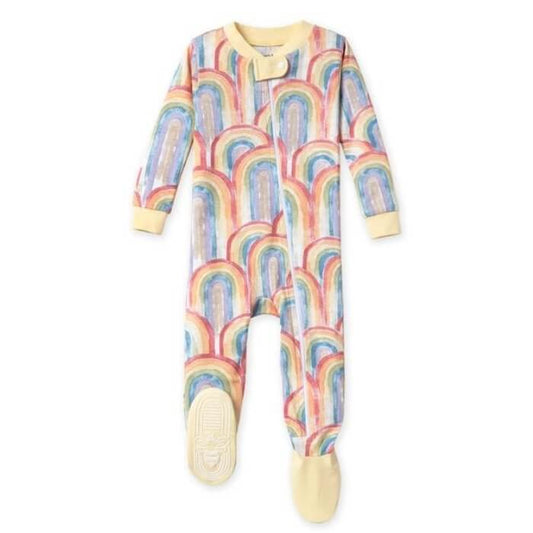 Organic Baby Sleeper - Retro Rainbow