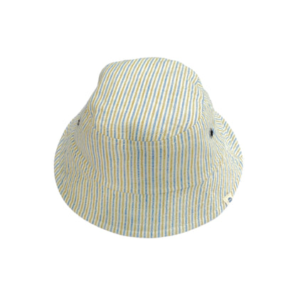 Reversible Bucket Hat - Driftwood Stripe & Denim