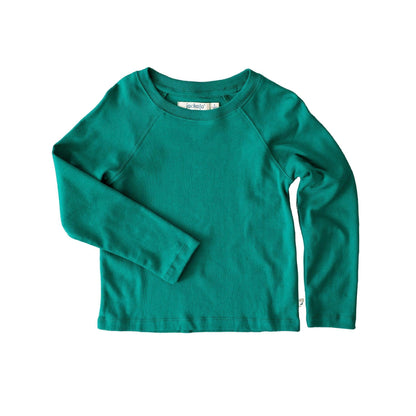 Organic River Long Sleeve T-Shirt - Hunter Green