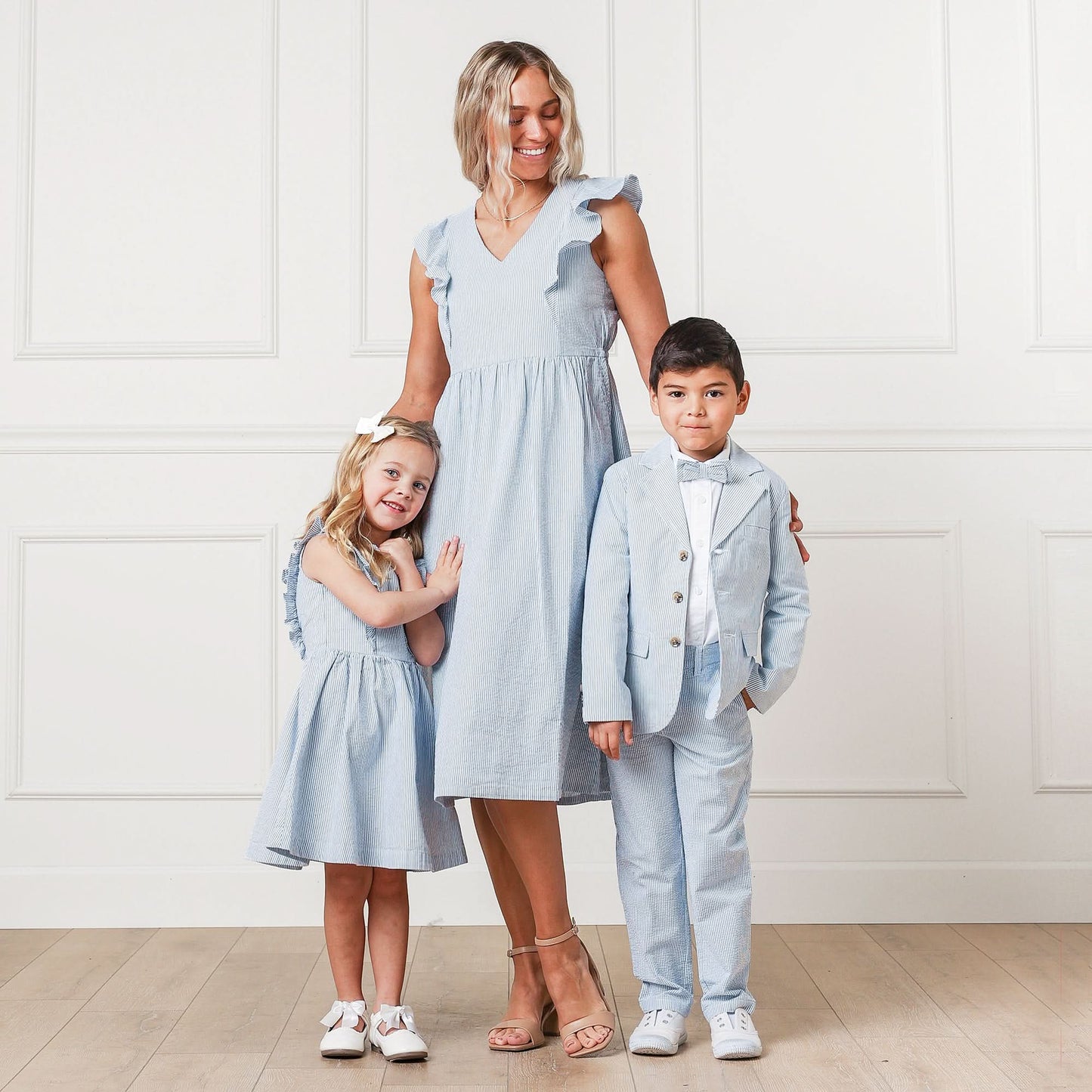 Boys Organic Seersucker Suit Pant