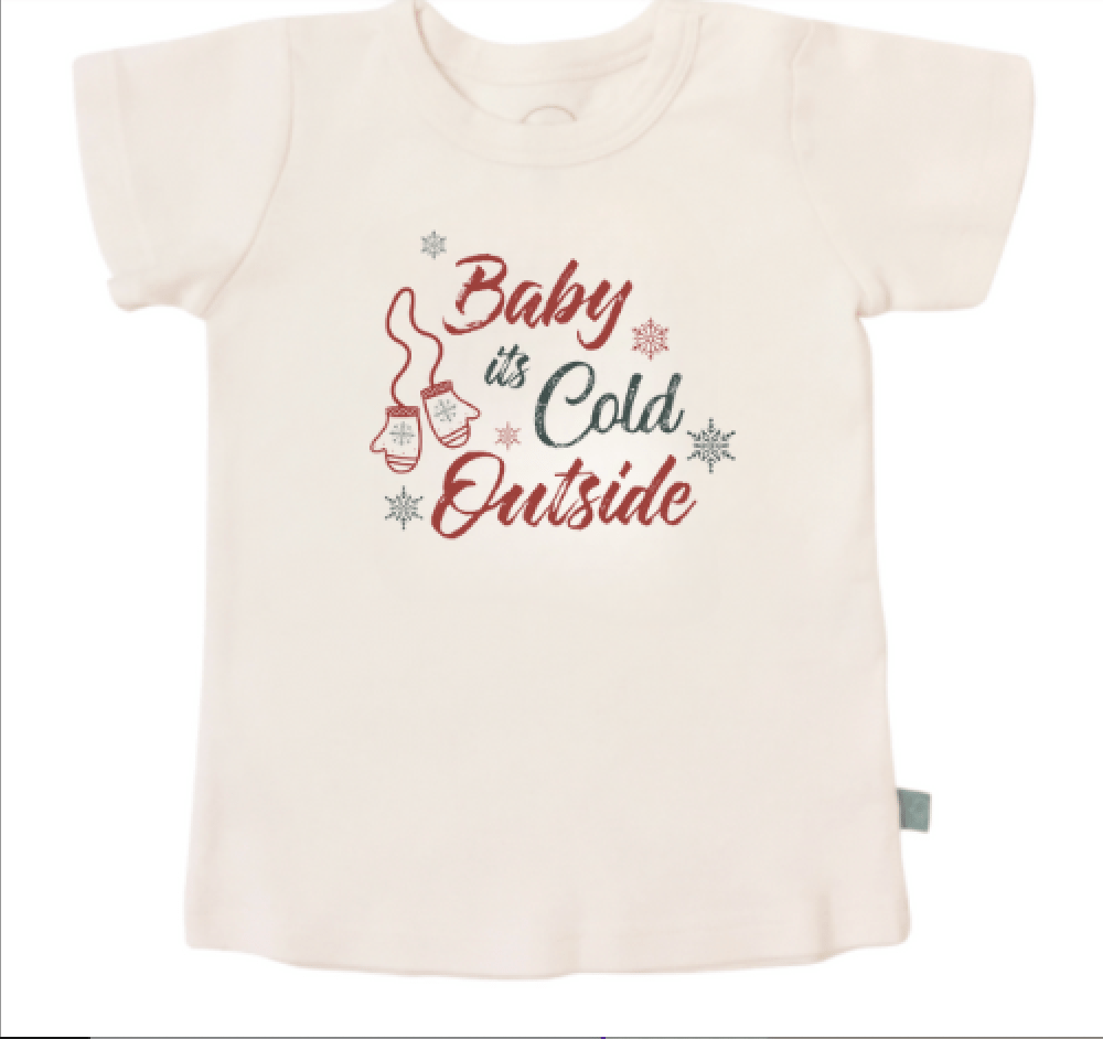 Organic Graphic Tee - Baby It's Cold Outside