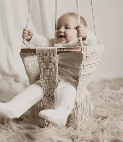 Boho Bundle - Macrame Swing & Toy Basket