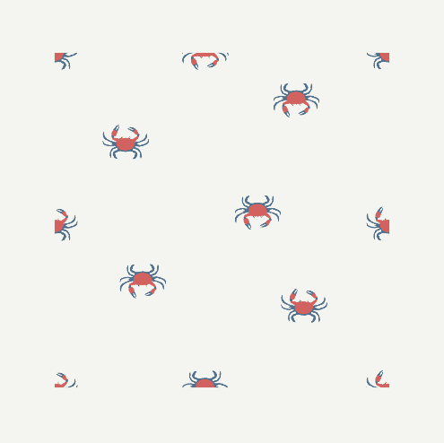 Organic Tank Twirl Dress - Crab