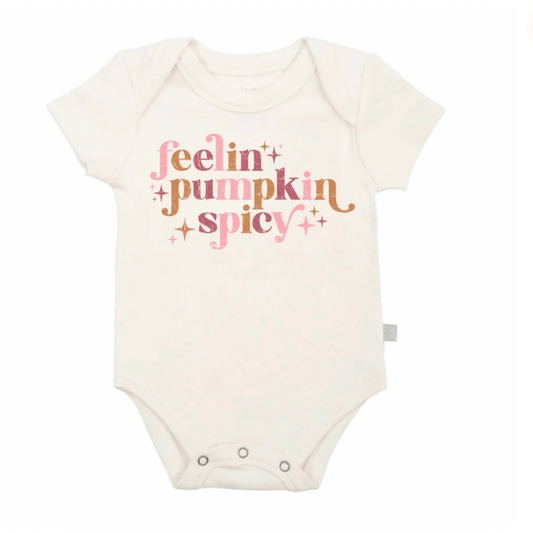 Organic Baby Graphic Bodysuit - Pumpkin Spicy