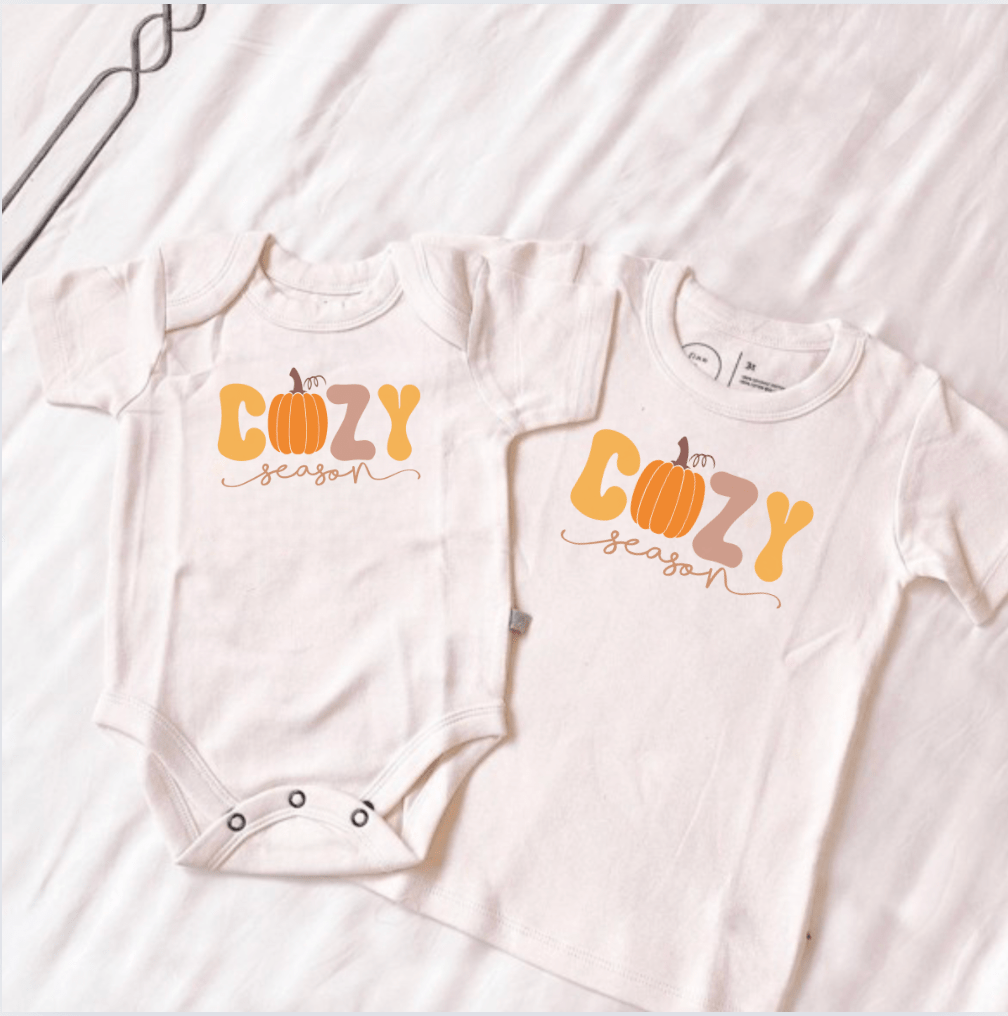 Organic Toddler Graphic Tee - Cozy Season