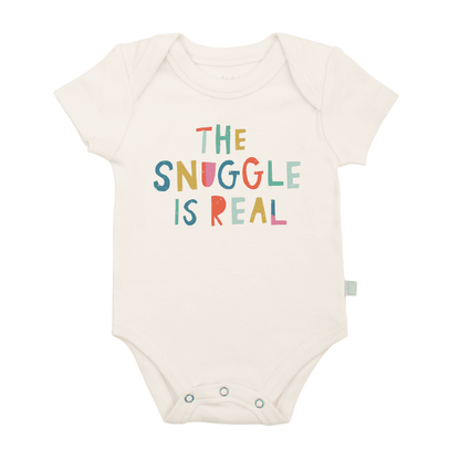 Organic Baby Graphic Bodysuit - The Snuggle is Real