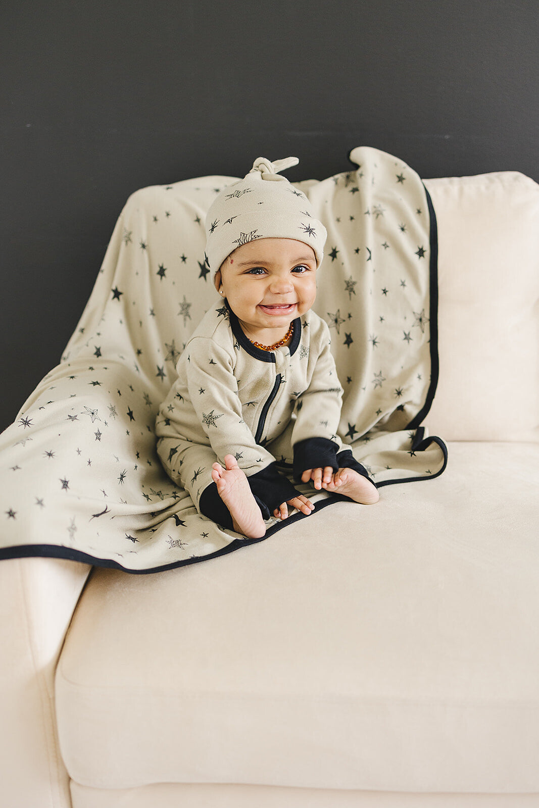 Organic Baby Romper - Cosmic Star