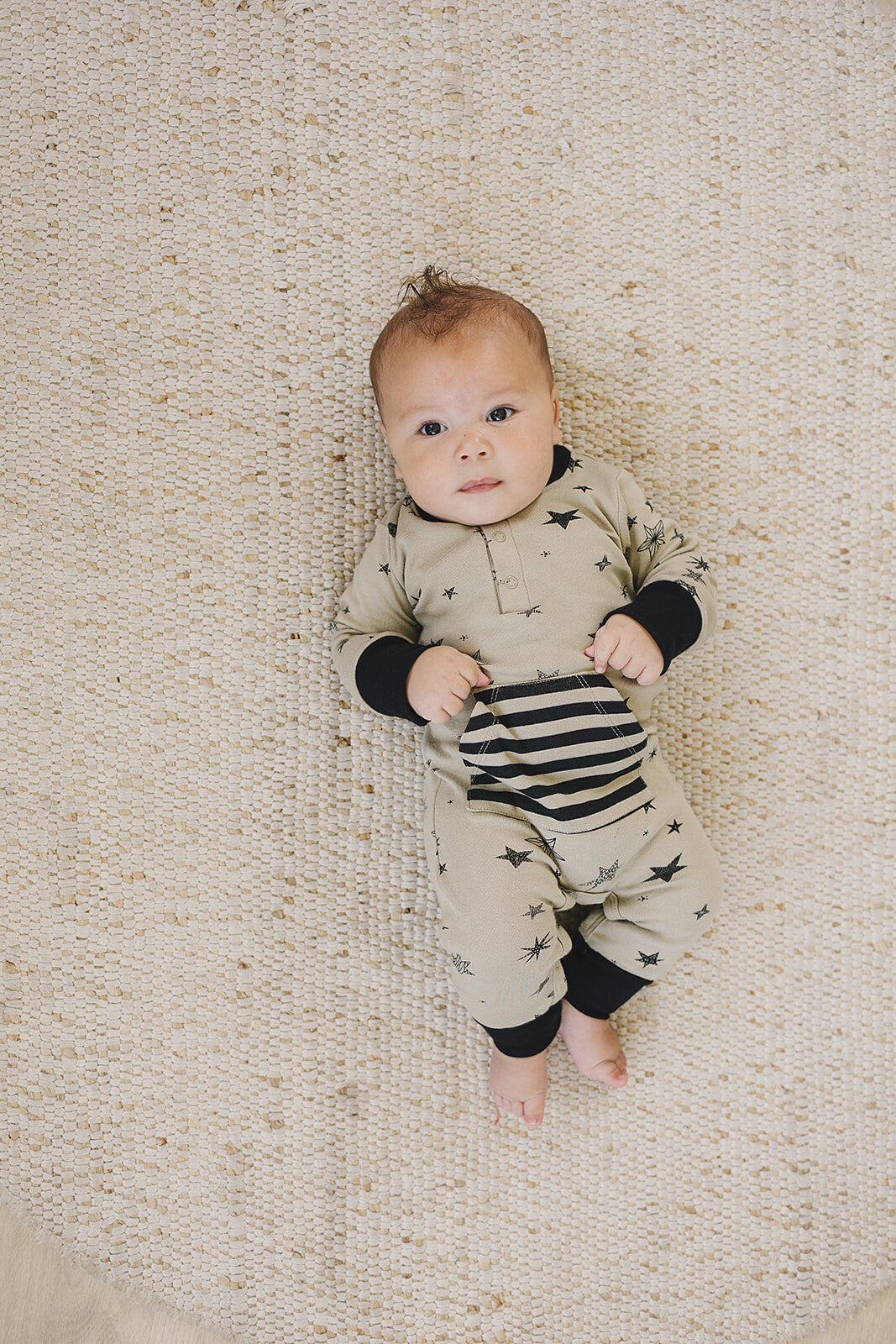 Organic Baby Romper - Cosmic Star