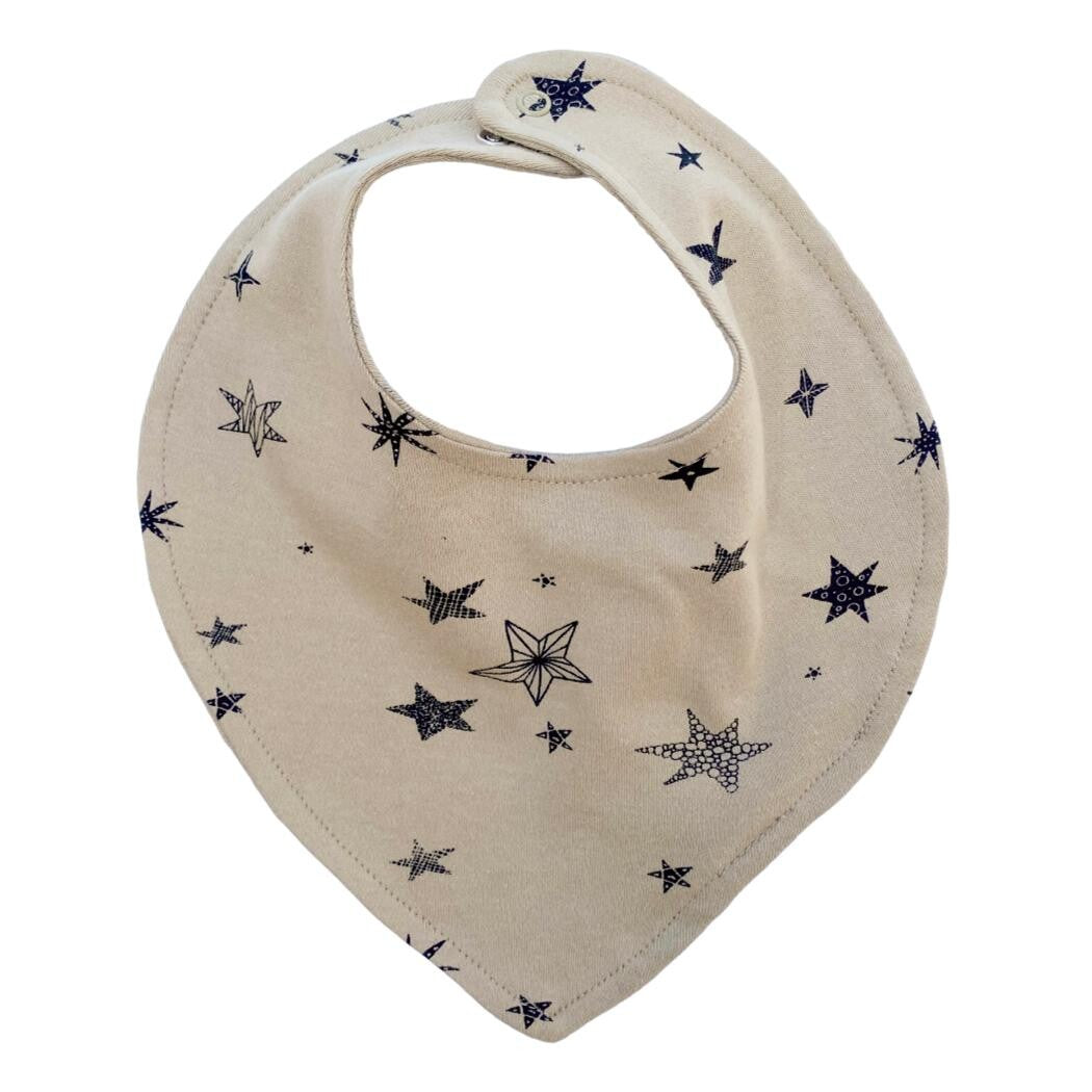 Organic Baby Bib - Cosmic Stars