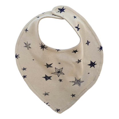 Organic Baby Bib - Cosmic Stars