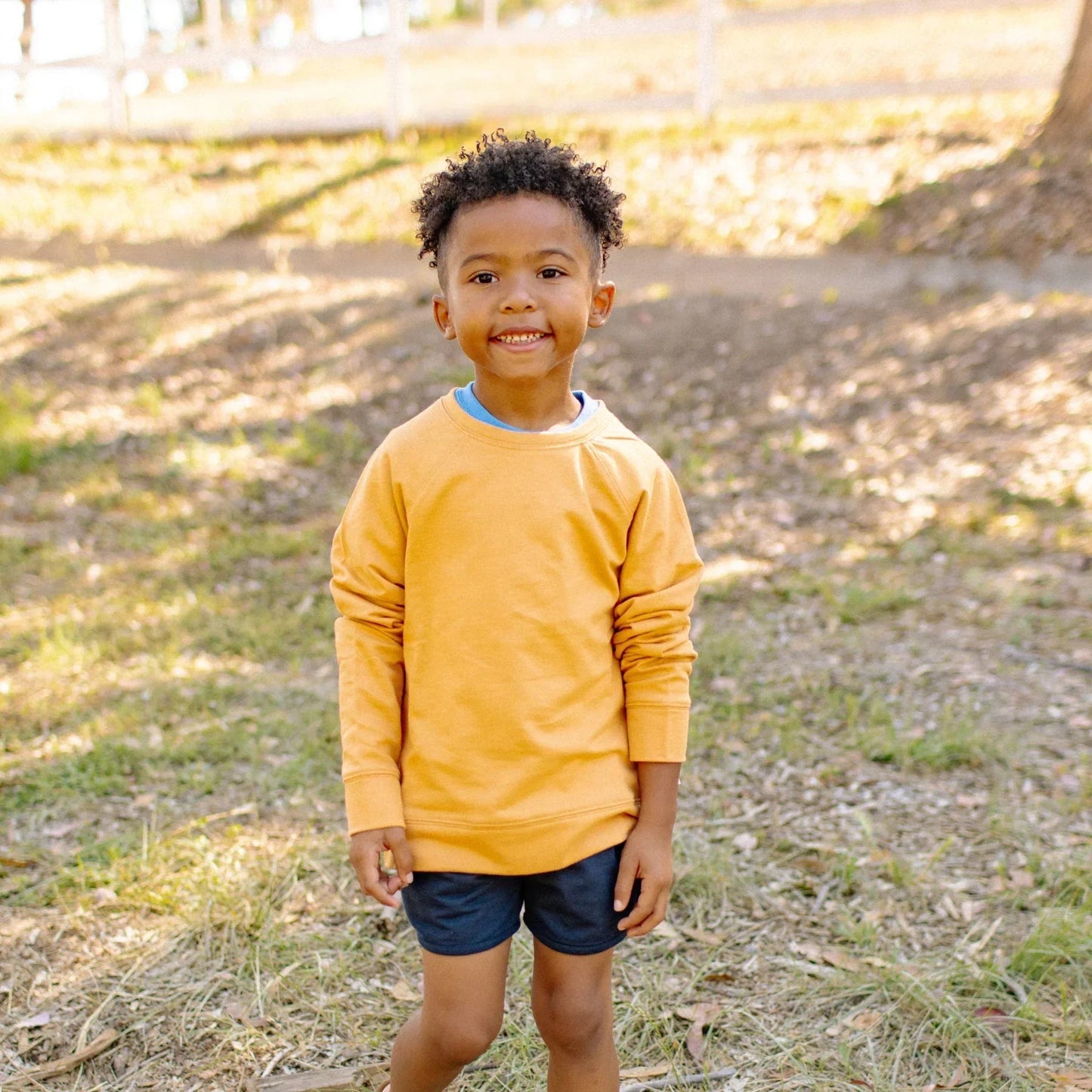 Organic Kids Stevie Raglan Sweatshirt