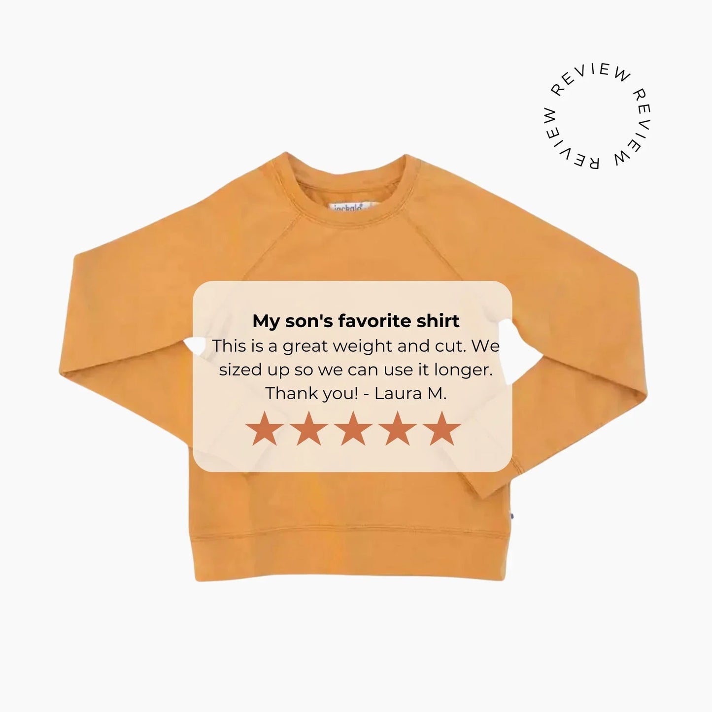 Organic Kids Stevie Raglan Sweatshirt