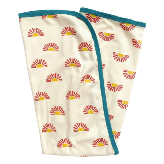 GOTS Certified Organic Cotton Baby Blanket - Sunrise
