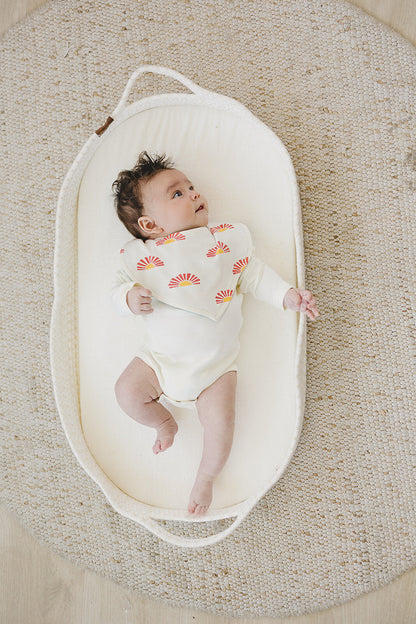 Organic Baby Bib - Sunrise