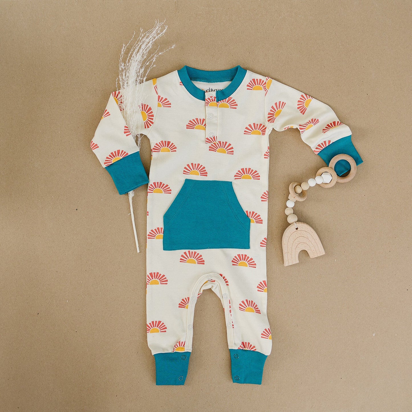 Organic Baby Romper - Sunrise